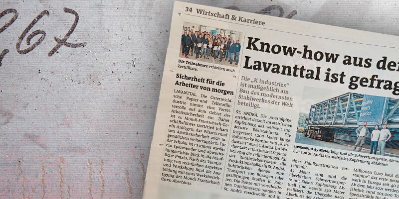 Stählerne Schwertransporte