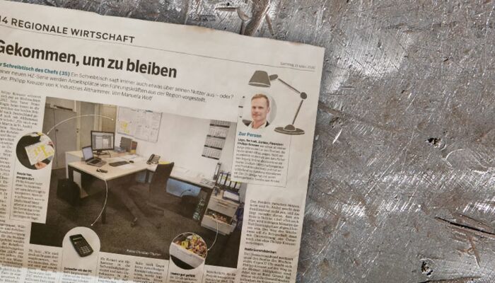 Der Schreibtisch des Chefs
